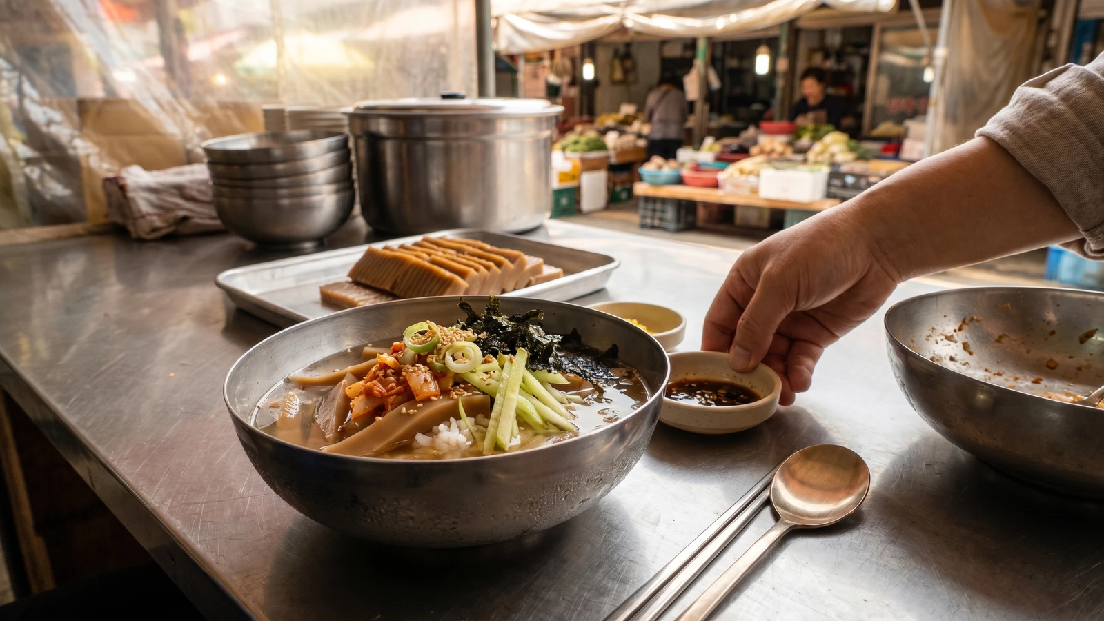Muk-bap (Acorn Jelly Rice)