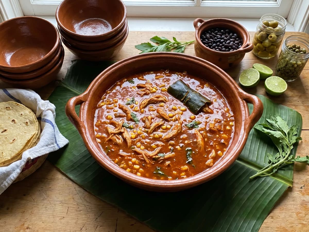 Chileatole de Pollo Veracruzano - Chef Lupita