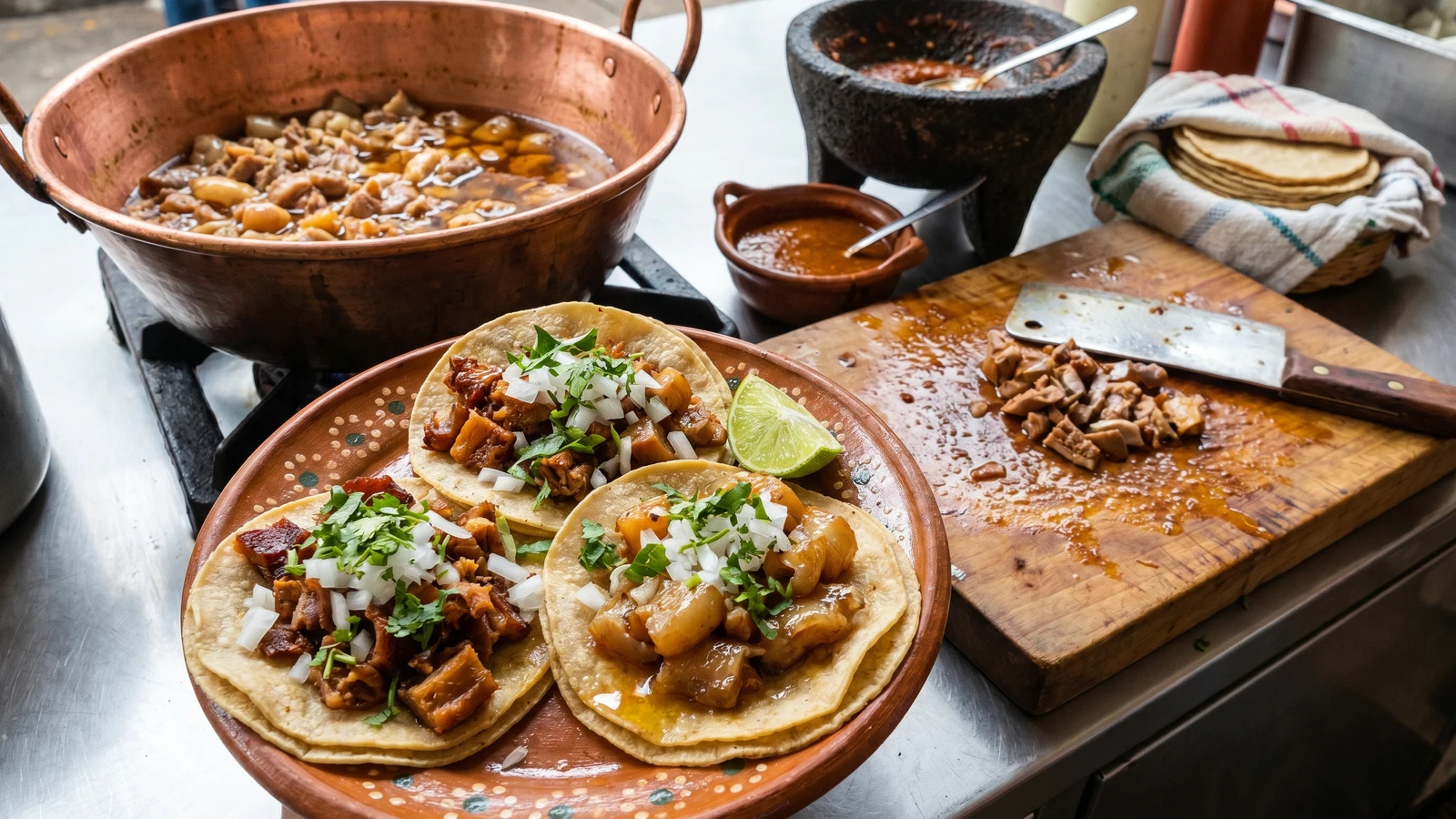 Tacos de Buche y Nana (Nenepil)