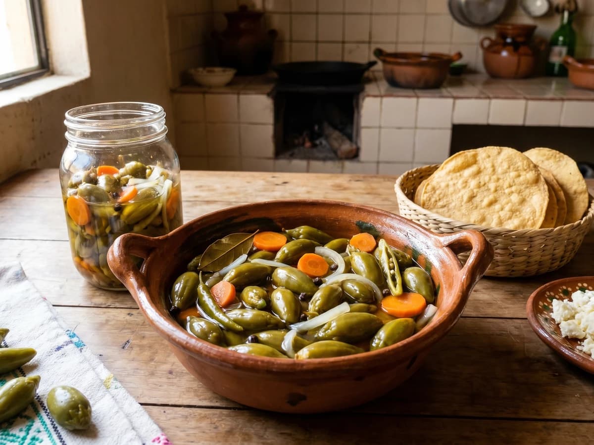 Cabuches en Escabeche del Altiplano Potosino - Chef Lupita