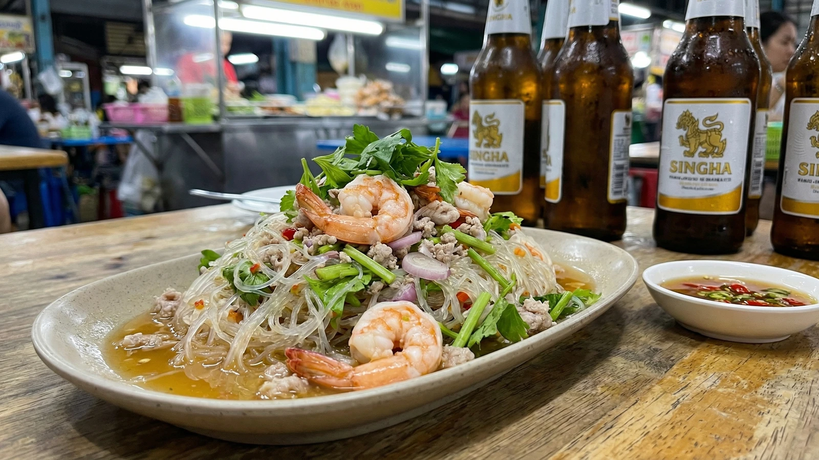 Glass Noodle Salad (Yam Wun Sen)