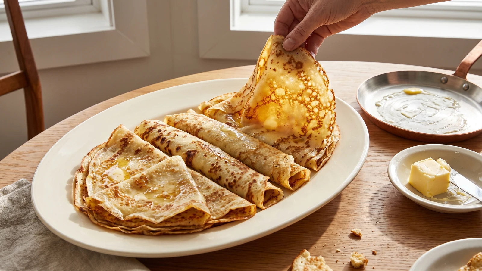 Preparations for Pancakes and Pannequets