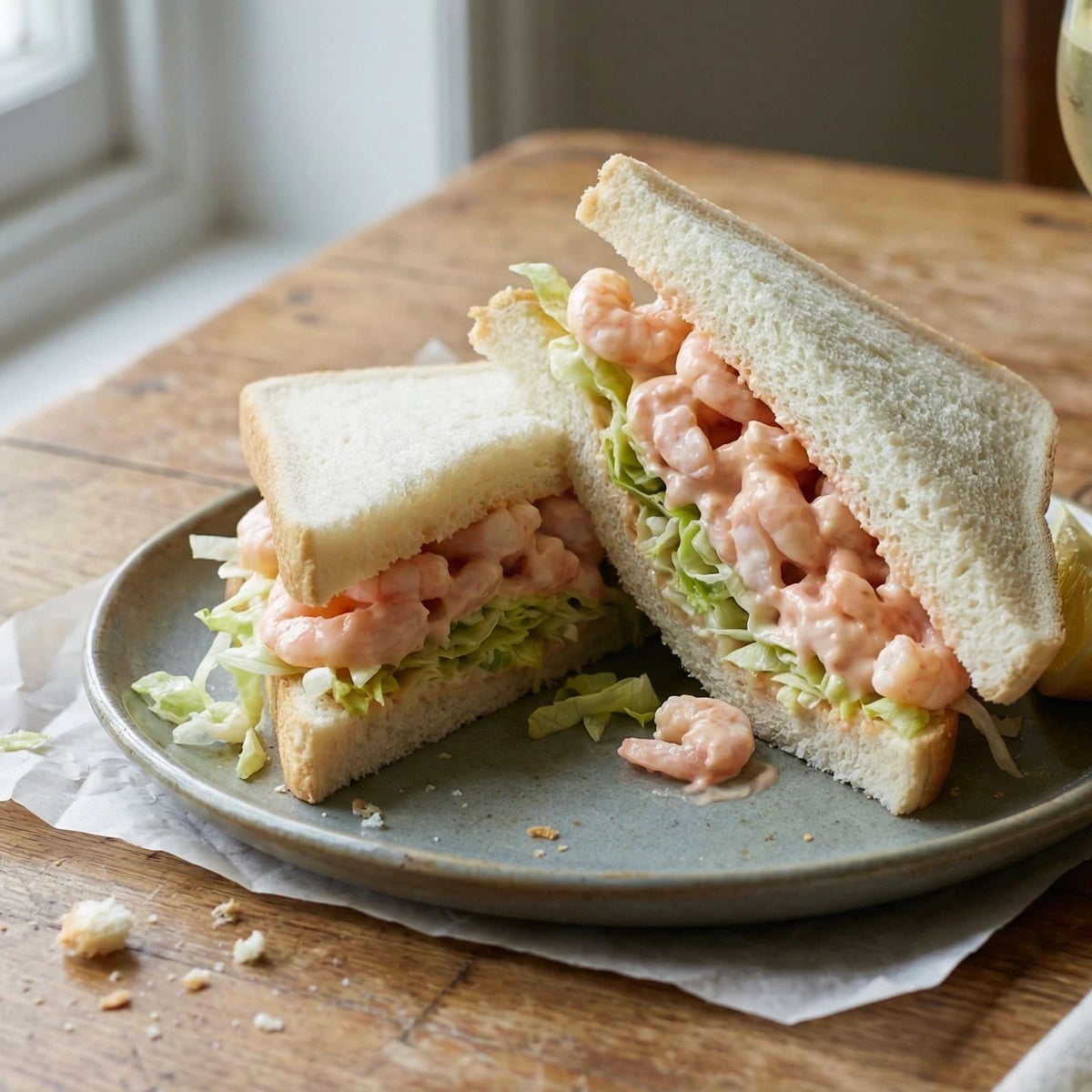 Prawn Marie Rose Sandwich