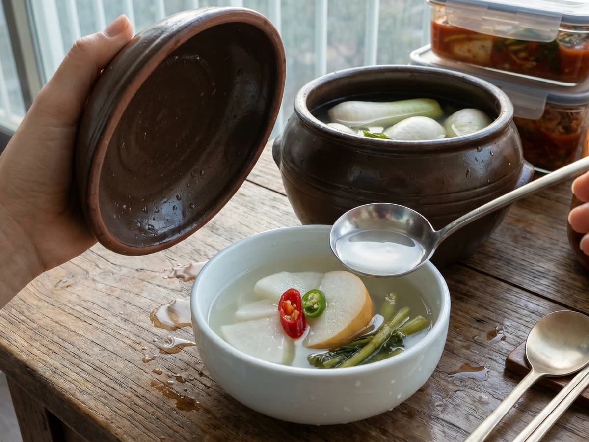 Dongchimi (Winter Radish Water Kimchi) - Chef Jeong-sun