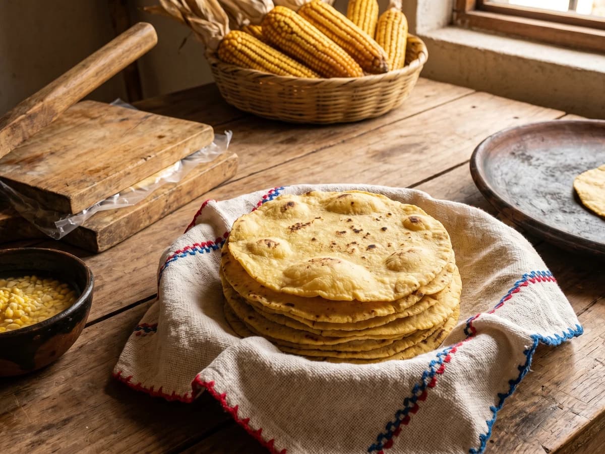Tortillas de Maíz Tuxpeño
