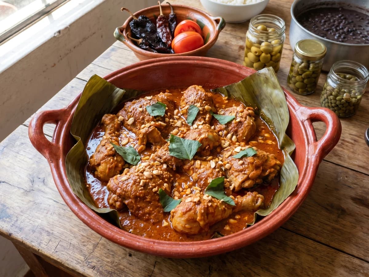 Pollo Encacahuatado Veracruzano - Chef Lupita