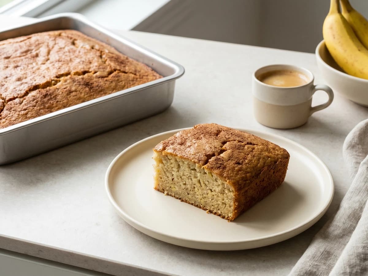 Bolo de Banana com Canela - Chef Juliana