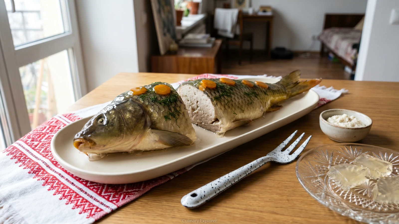 Farshyrovana Ryba (фарширована риба, Odesa stuffed fish)