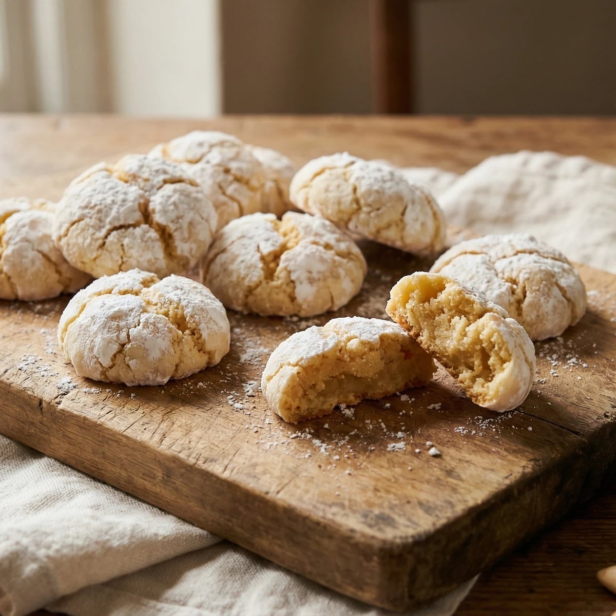 Amaretti with Fresh Almonds