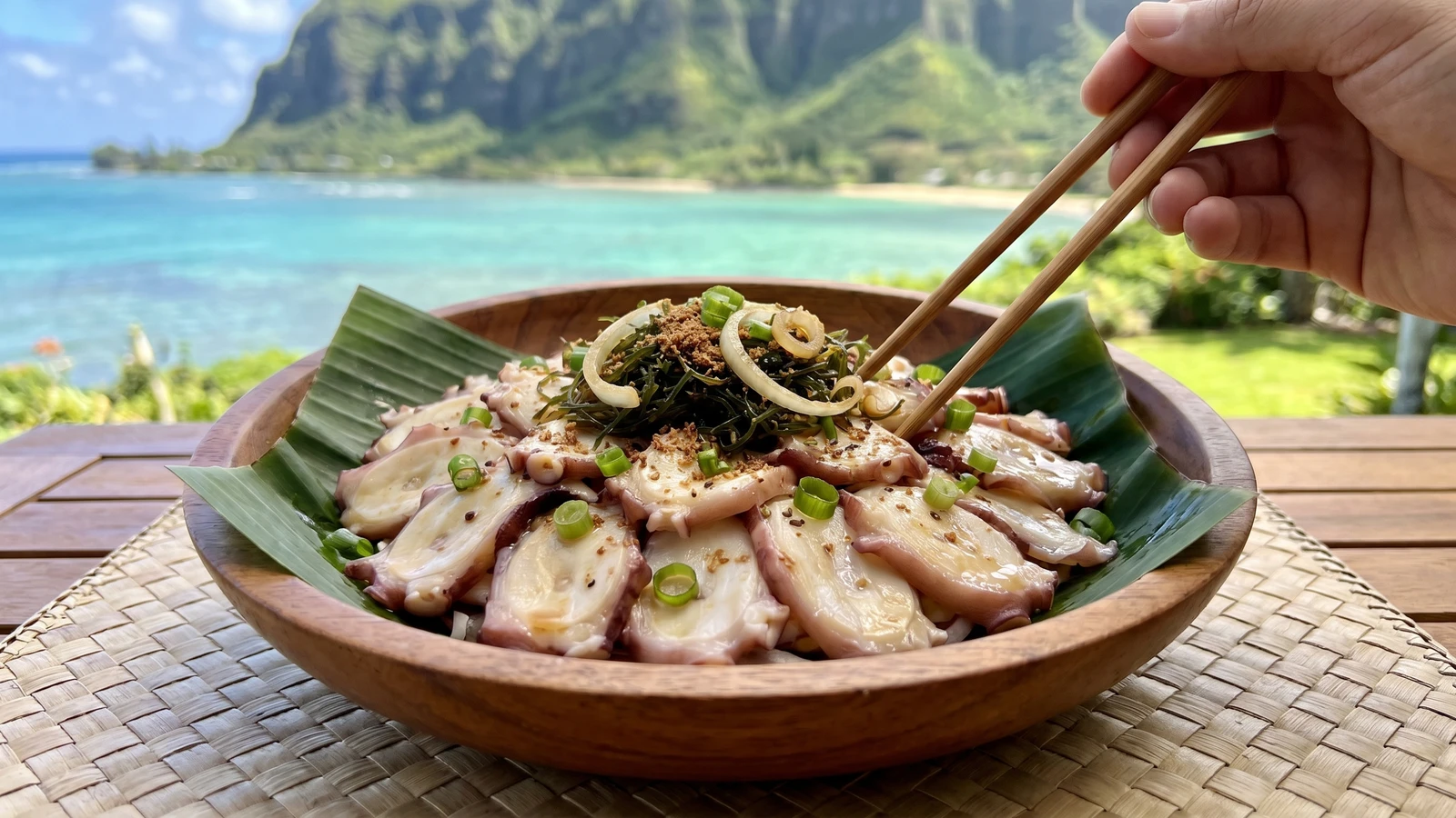 Heʻe Poke (Hawaiian Octopus Poke)