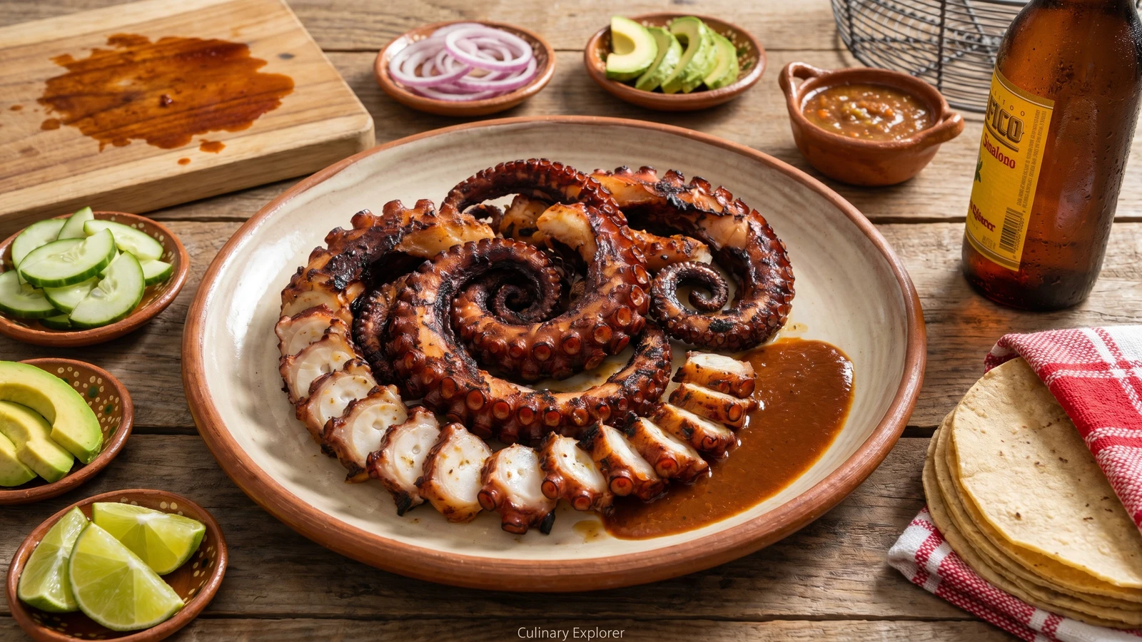 Pulpo Zarandeado Sinaloense