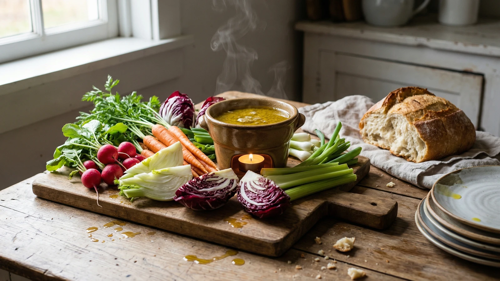 Bagna Cauda with Market Vegetables