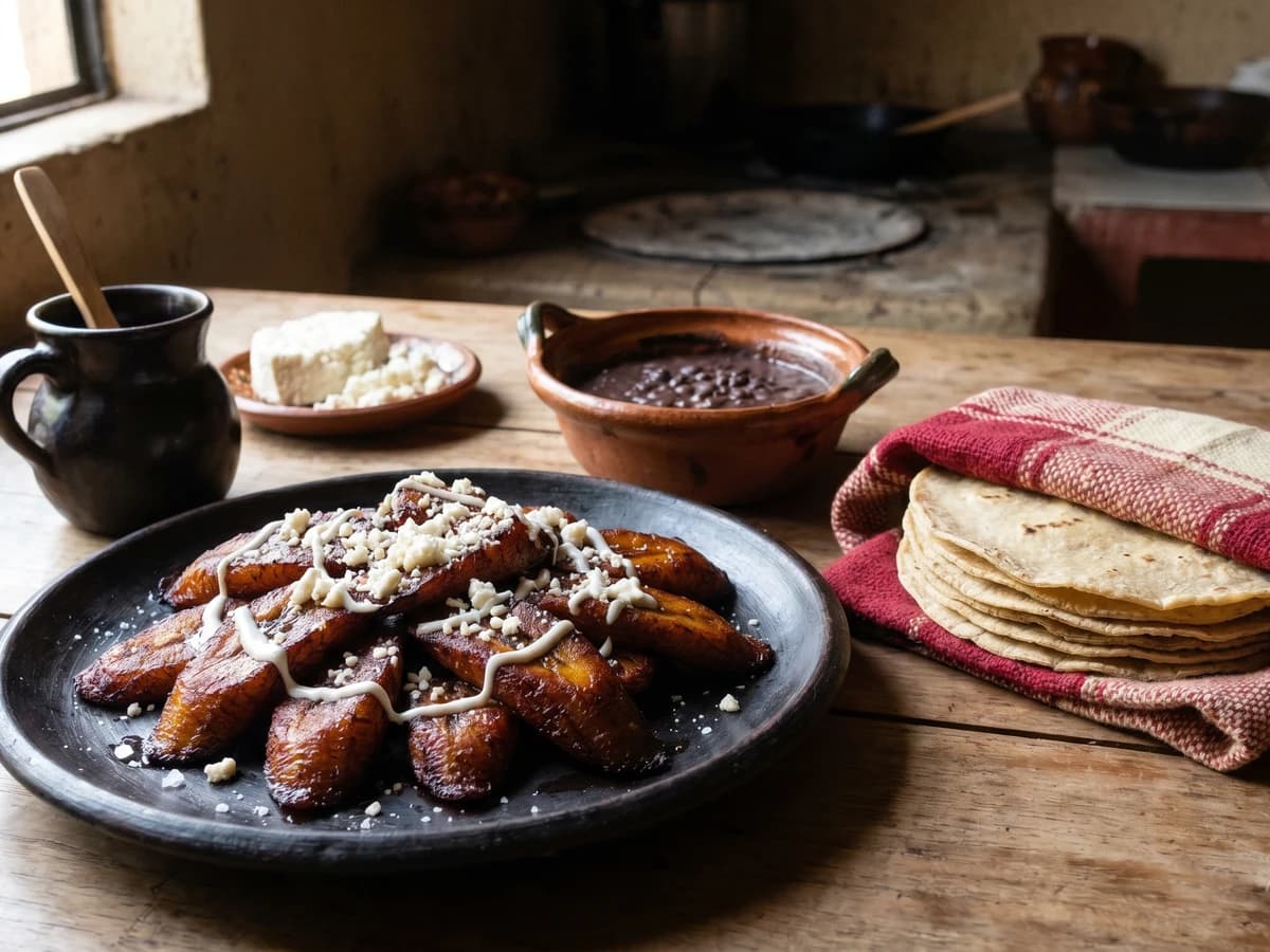 Plátanos Fritos al Estilo Oaxaqueño - Chef Lupita