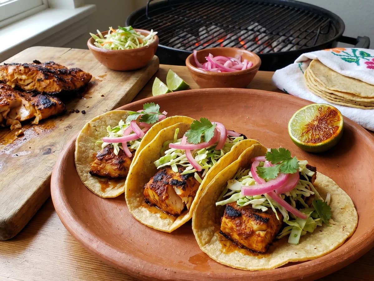 Tacos de Pescado a la Talla de la Costa Oaxaqueña - Chef Lupita