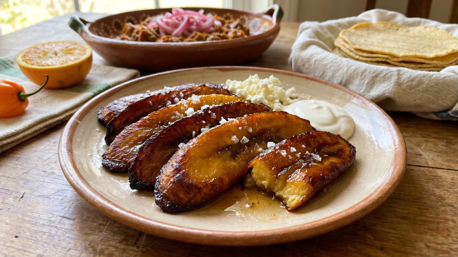 Plátanos Machos Fritos Yucatecos