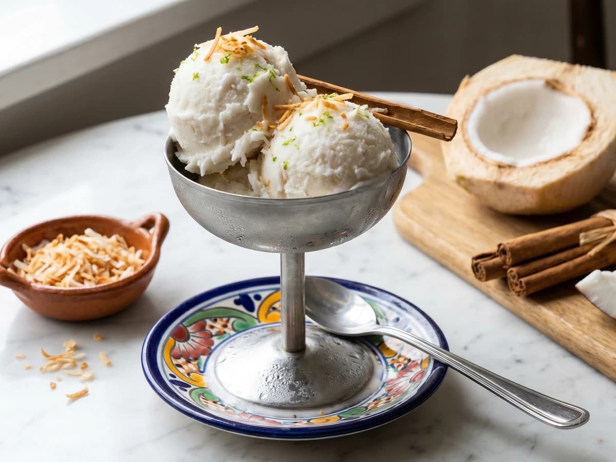 Helado de Coco Yucateco - Chef Lupita