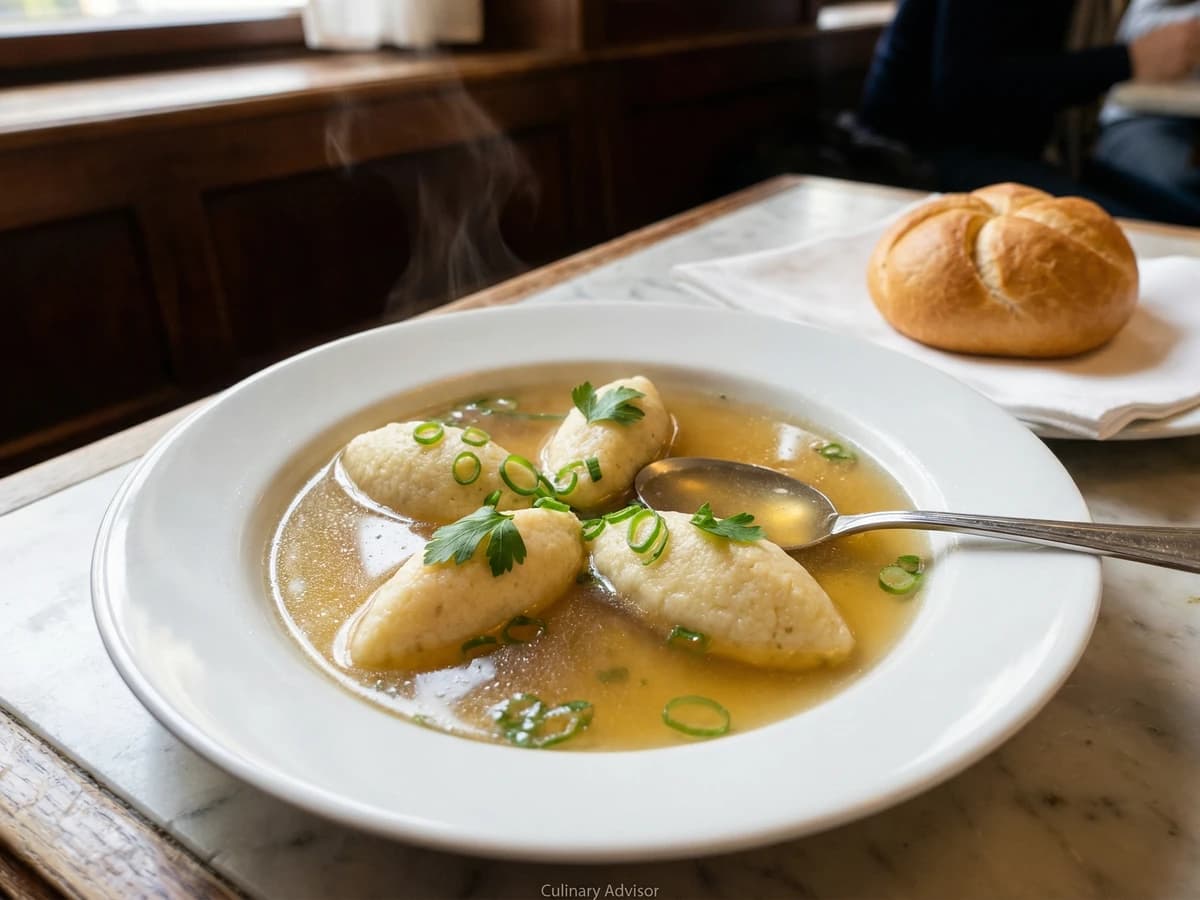Butternockerl in Rindssuppe - Chef Elsa