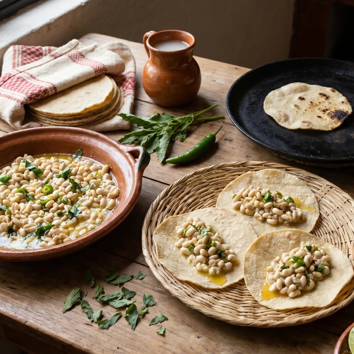 Escamoles a la Mantequilla en Tacos