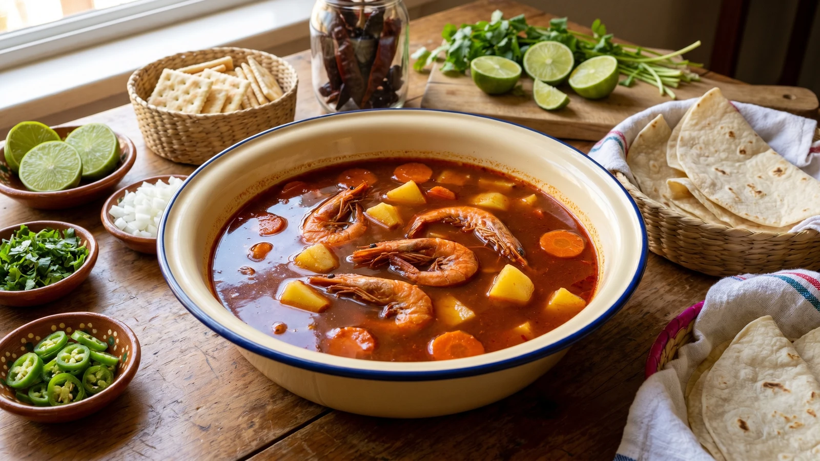 Caldo de Camarón Seco Sinaloense