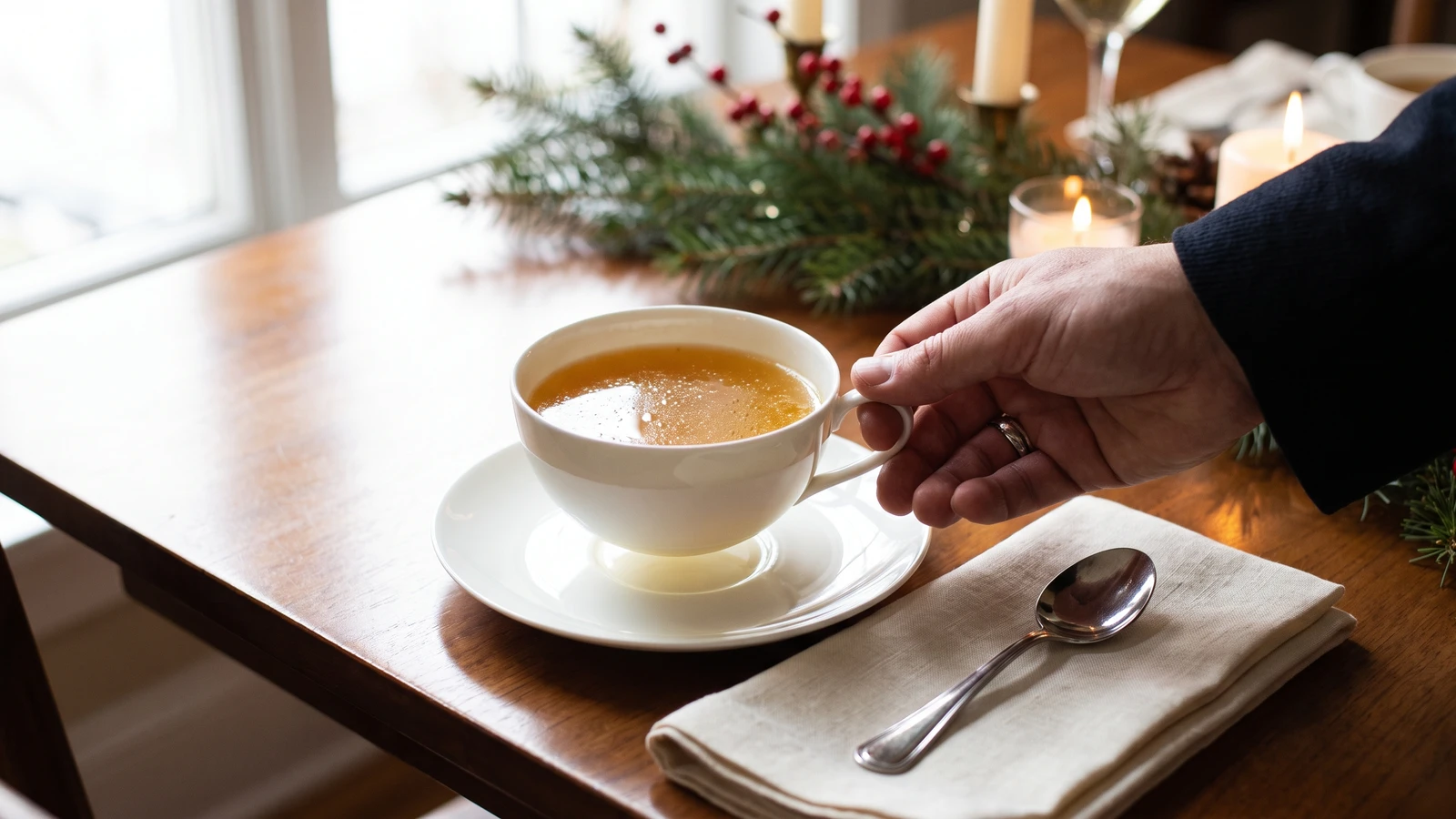 Consommé au Fumet de Perdreau