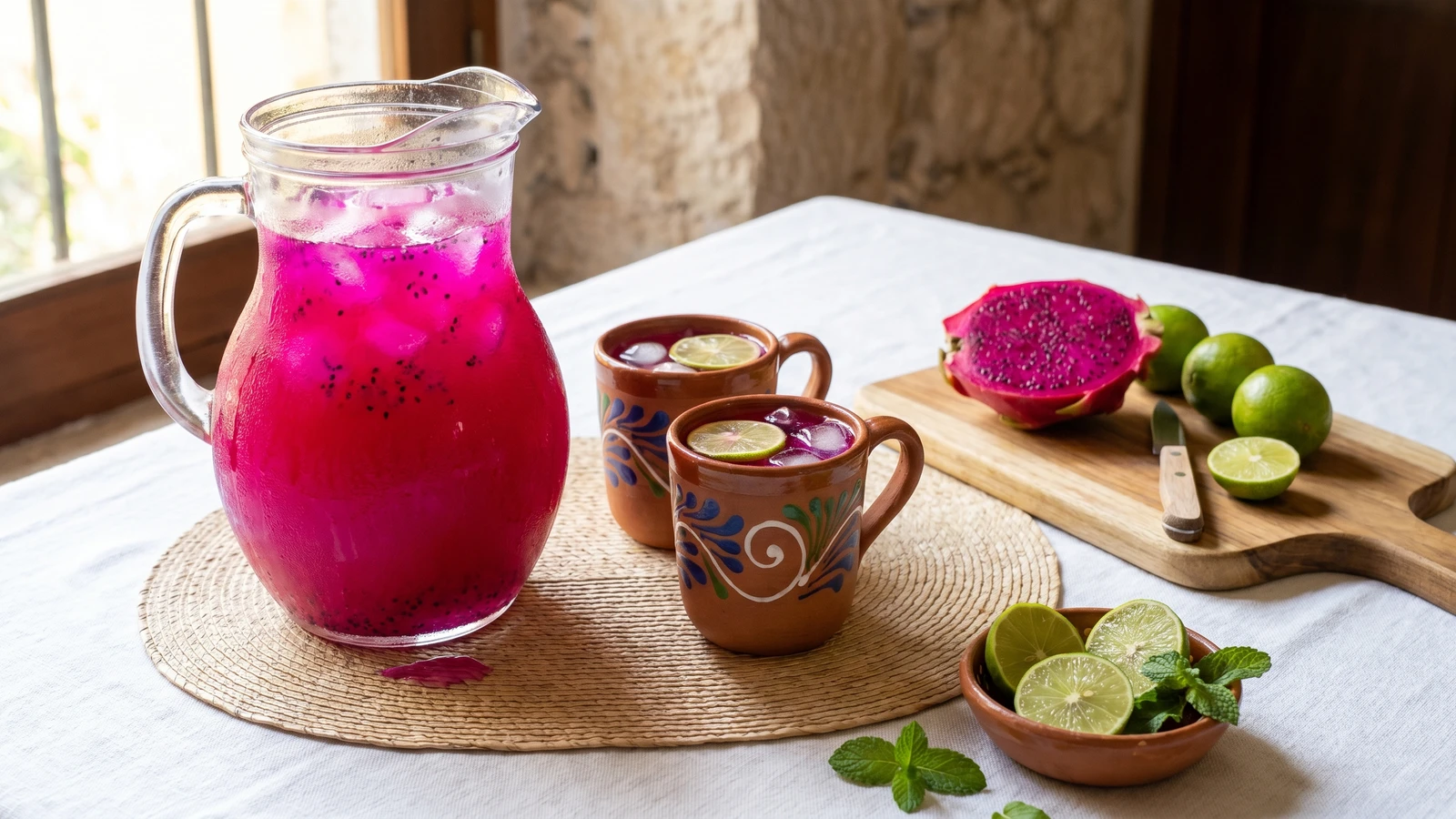 Agua de Pitaya Yucateca