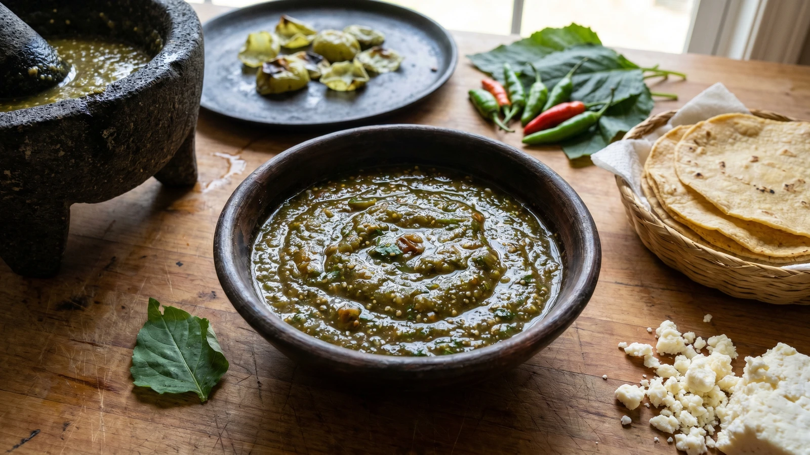 Chiapas Hoja Santa Green Salsa (Salsa de Momo Chiapaneca)