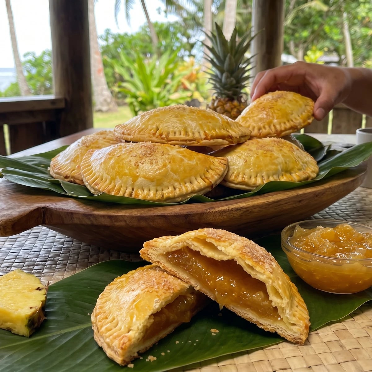 Paifala (Sāmoan Pineapple Half-Moon Pie)