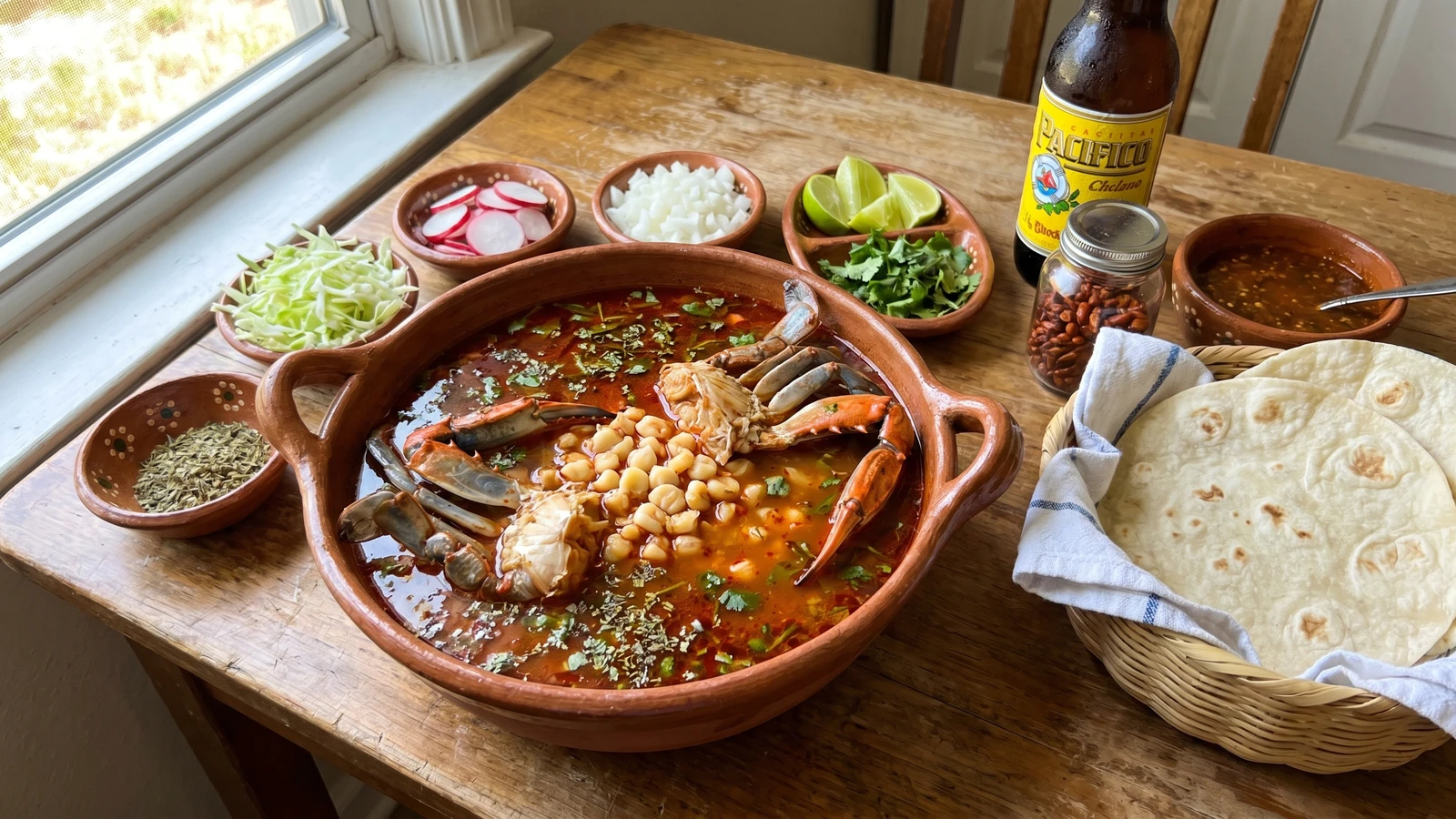 Pozole de Jaiba Sinaloense