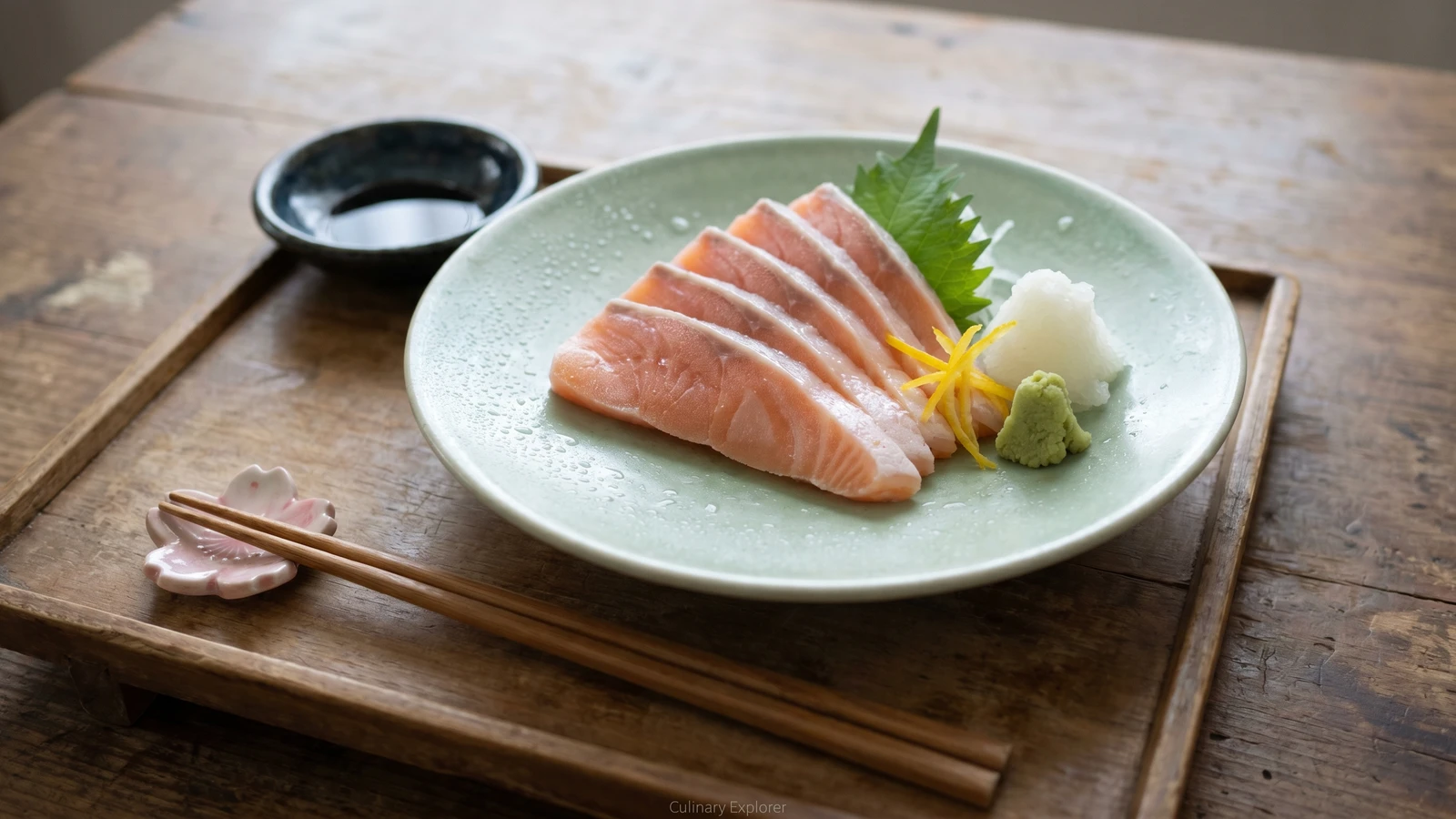 Sake no Ruibe (鮭のルイベ, Hokkaido frozen salmon)