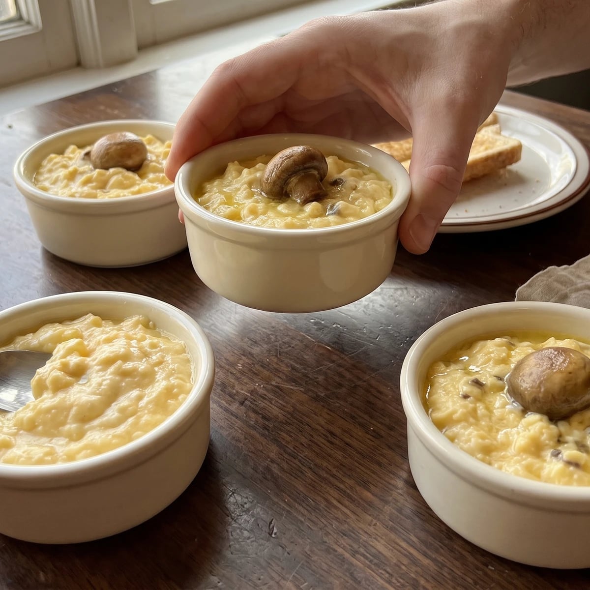 Scrambled Eggs with Mousserons