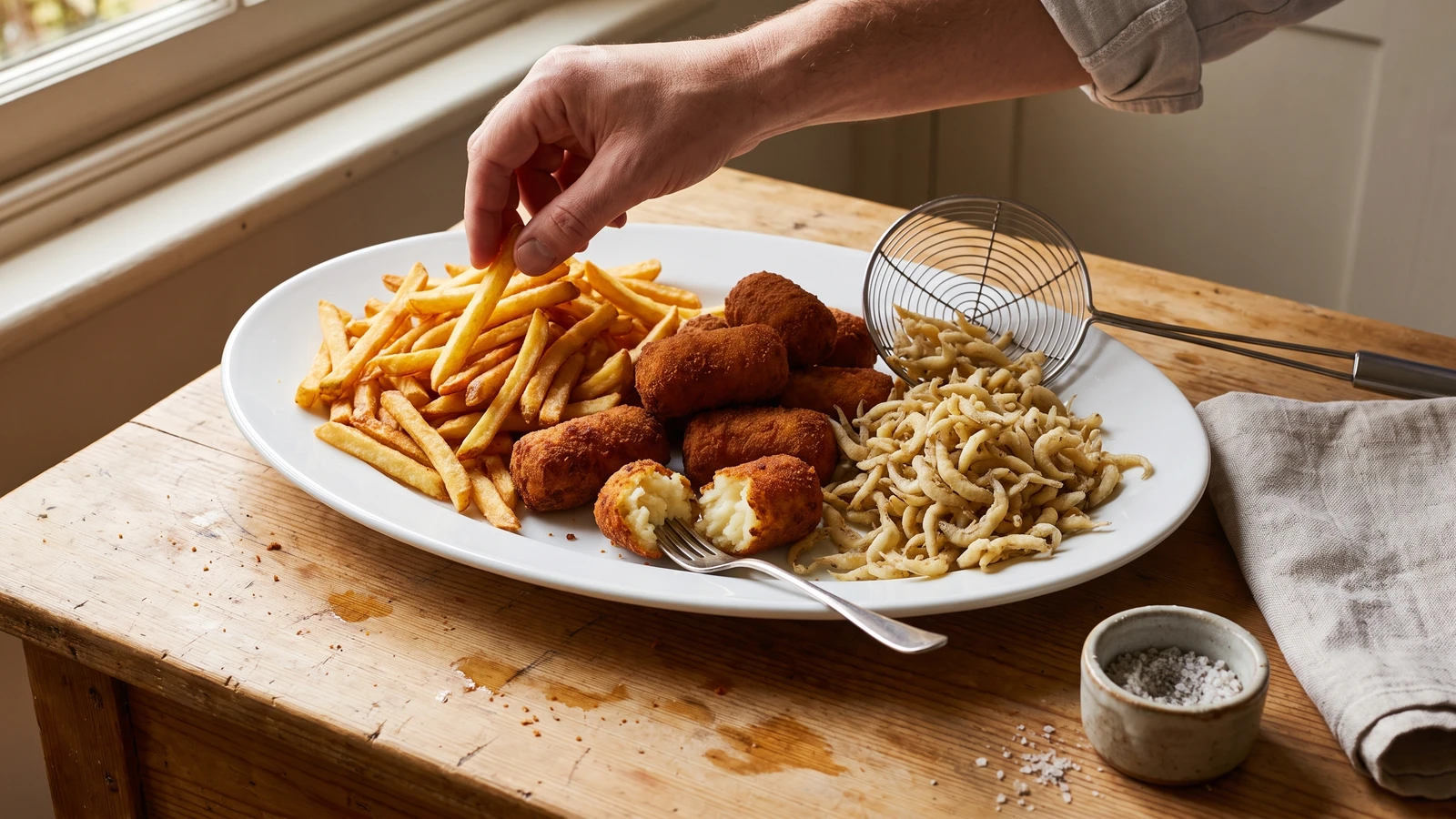The Various Degrees of Heat Reached by the Frying Medium, and their Application