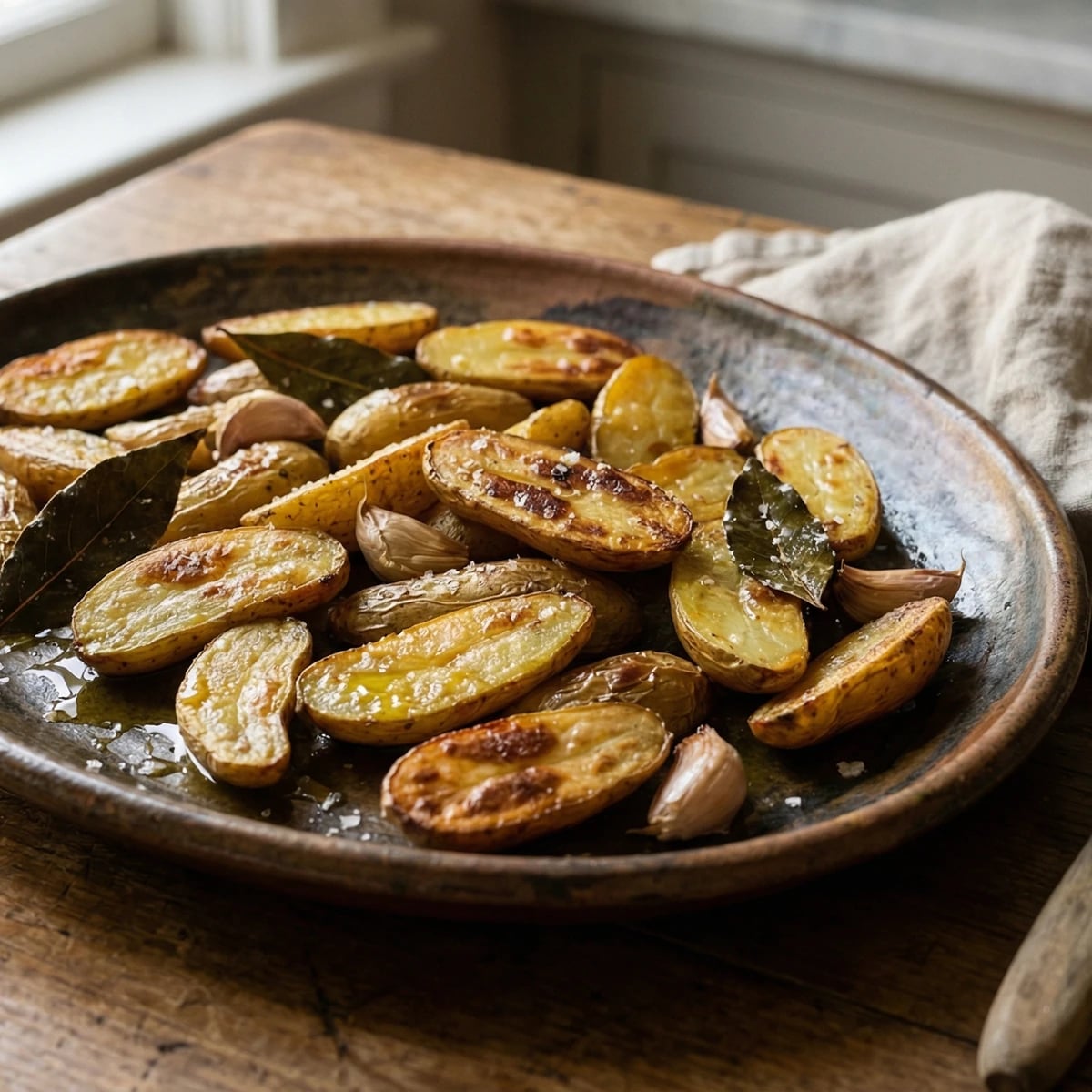 Fingerling Potatoes with Bay Leaves