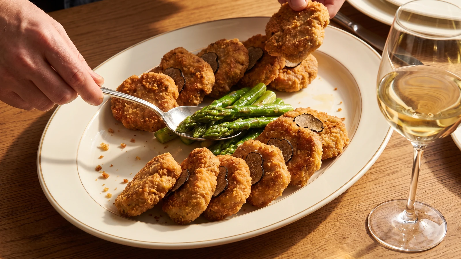 Escalopes de Ris de Veau à la Maréchale