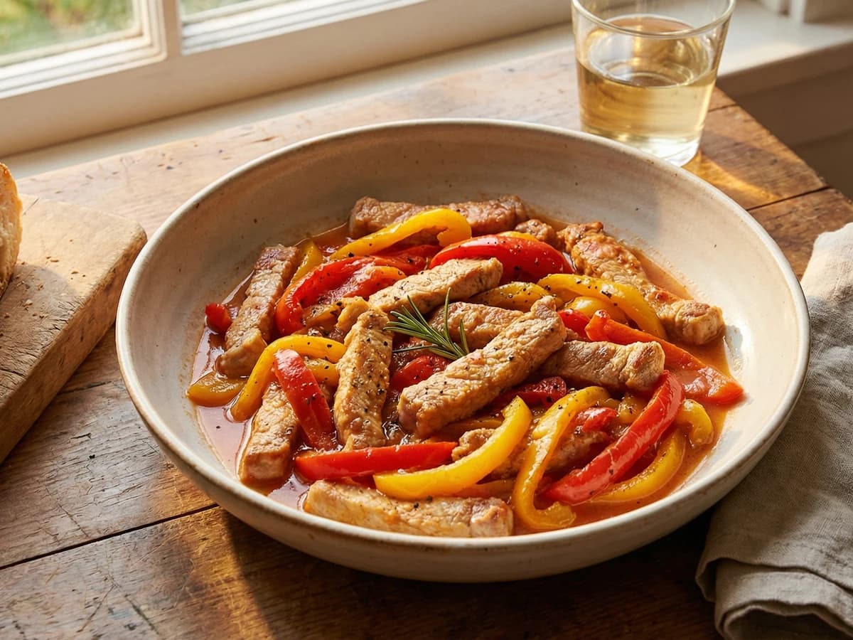 Maiale ai Peperoni - Chef Graziella