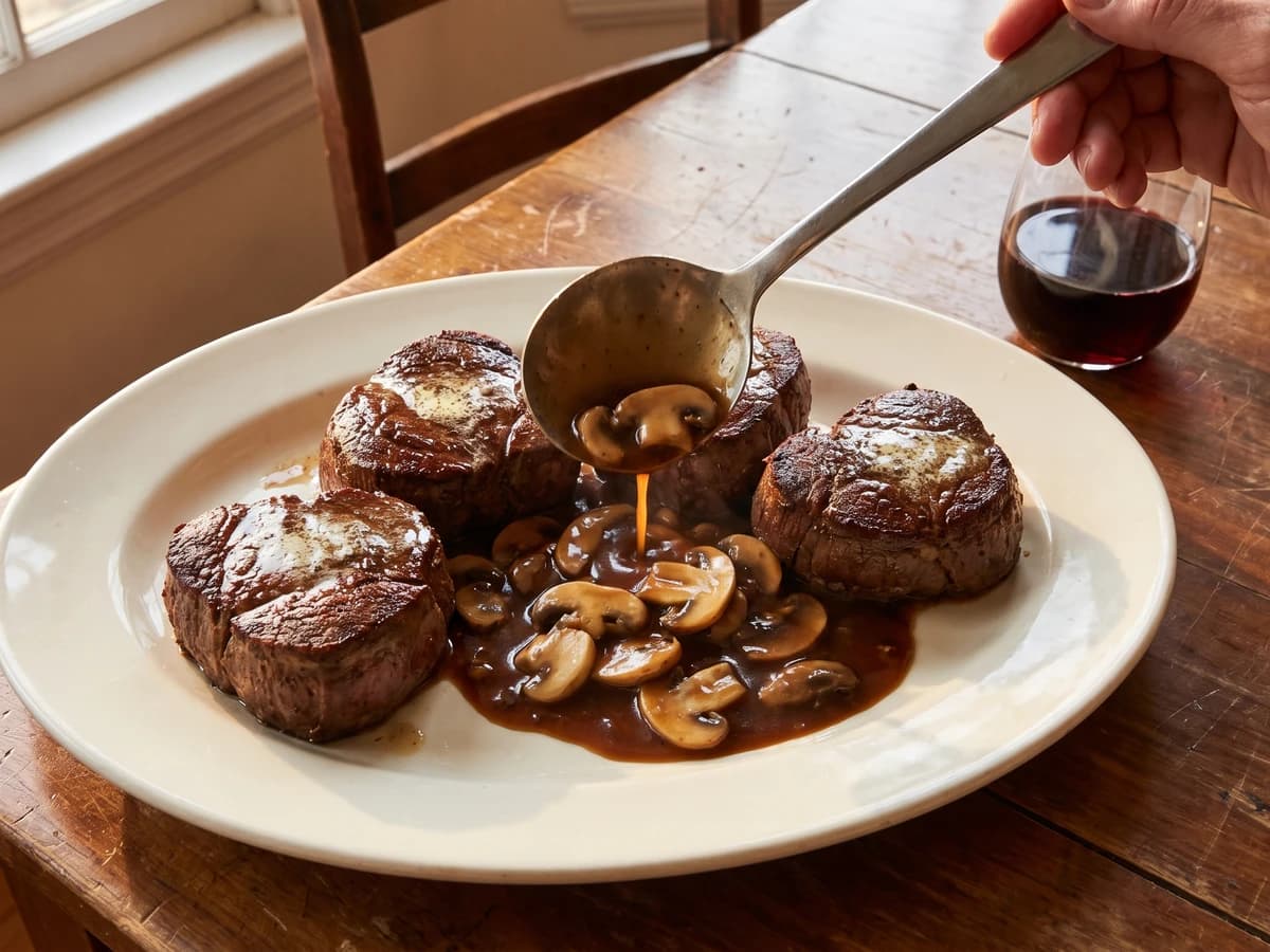 Tournedos aux Champignons