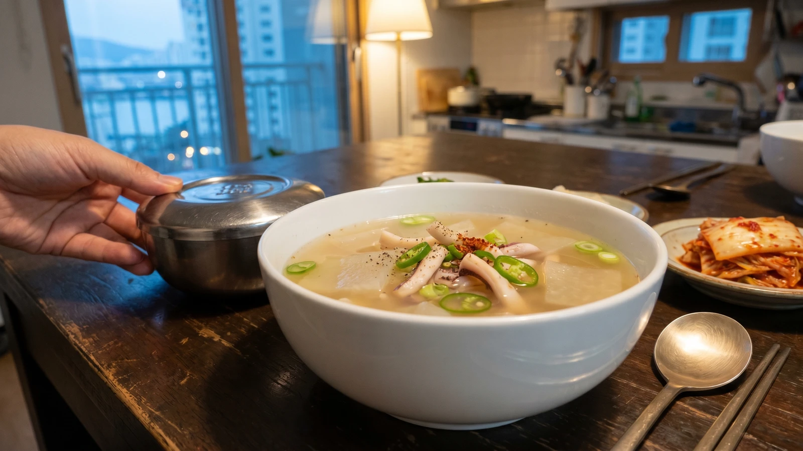 Ojingeo-muguk (Squid and Radish Soup)