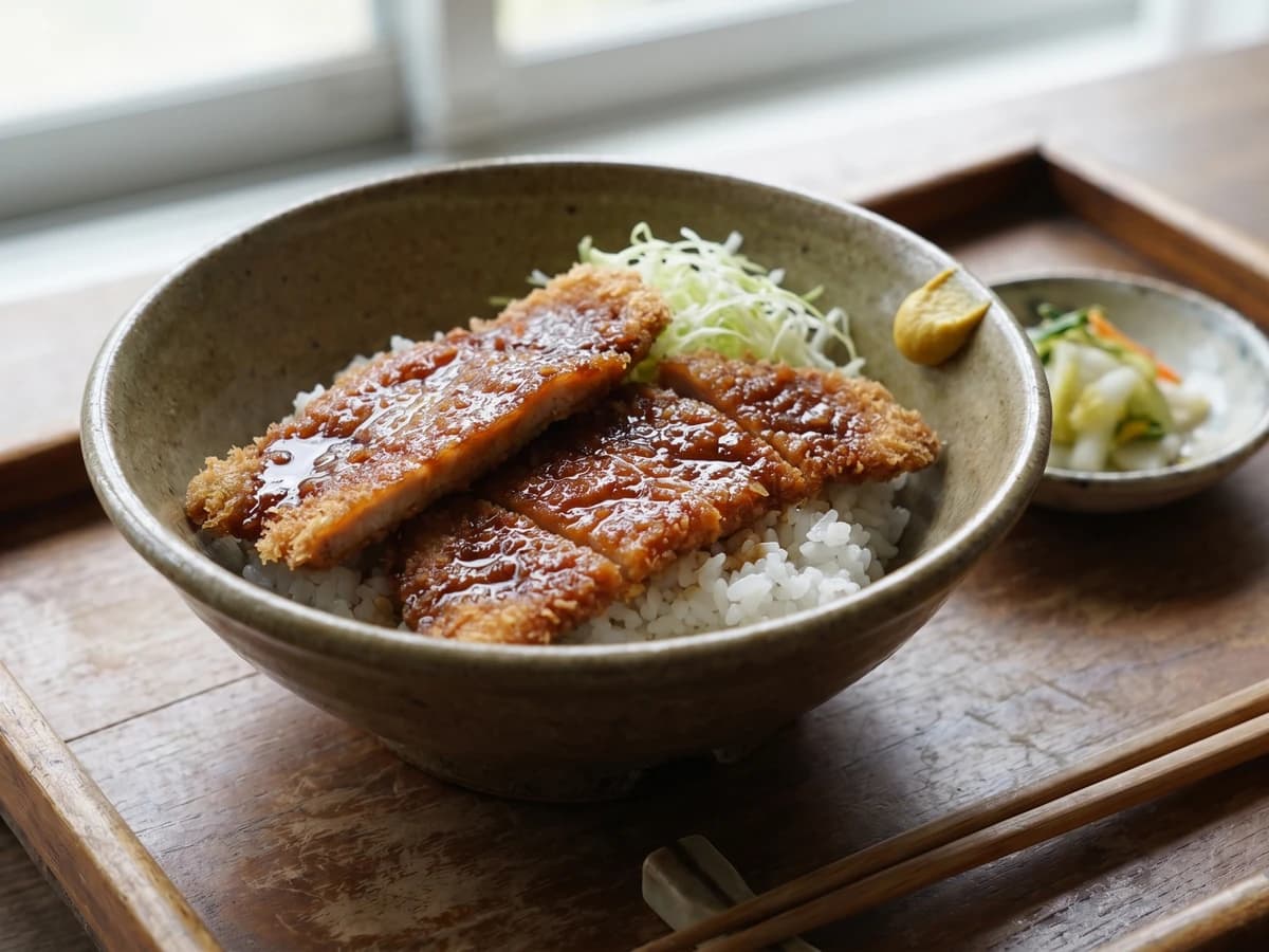 Sauce Katsudon (ソースカツ丼, Fukui sauce-dipped pork cutlet) - Chef Takumi