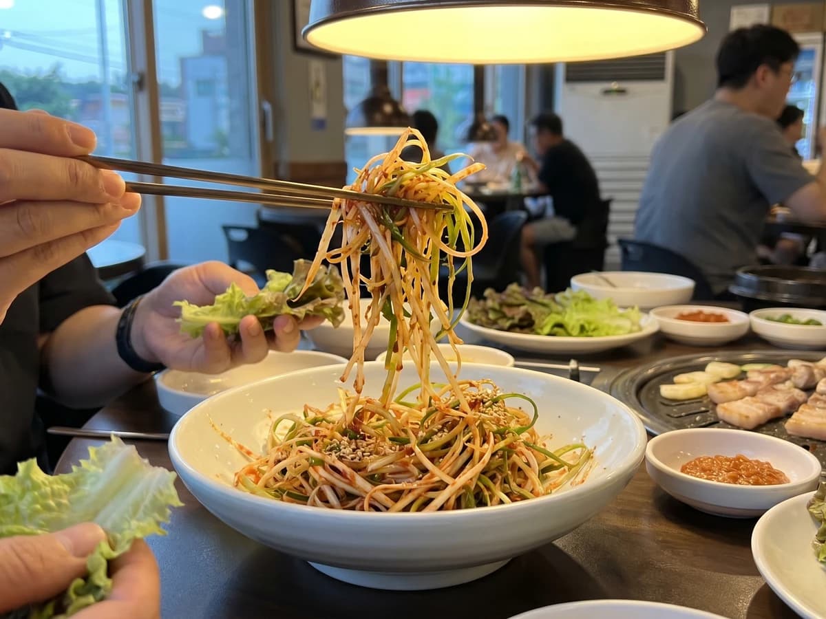 Pa-muchim (Spicy Scallion Salad) - Chef Jeong-sun