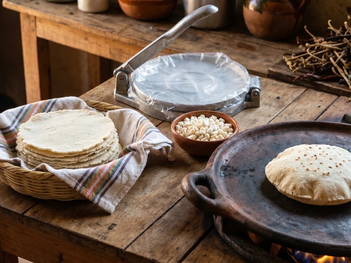 Tortillas de Maíz Blanco Chalqueño - Chef Lupita