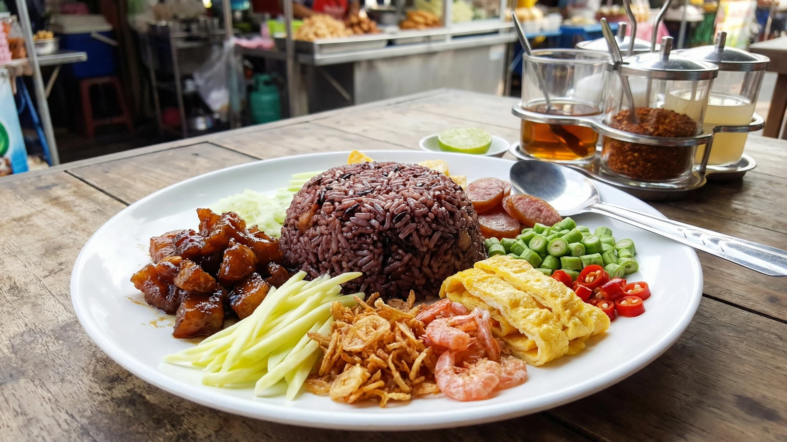 Shrimp Paste Mixed Rice (Khao Kluk Kapi)