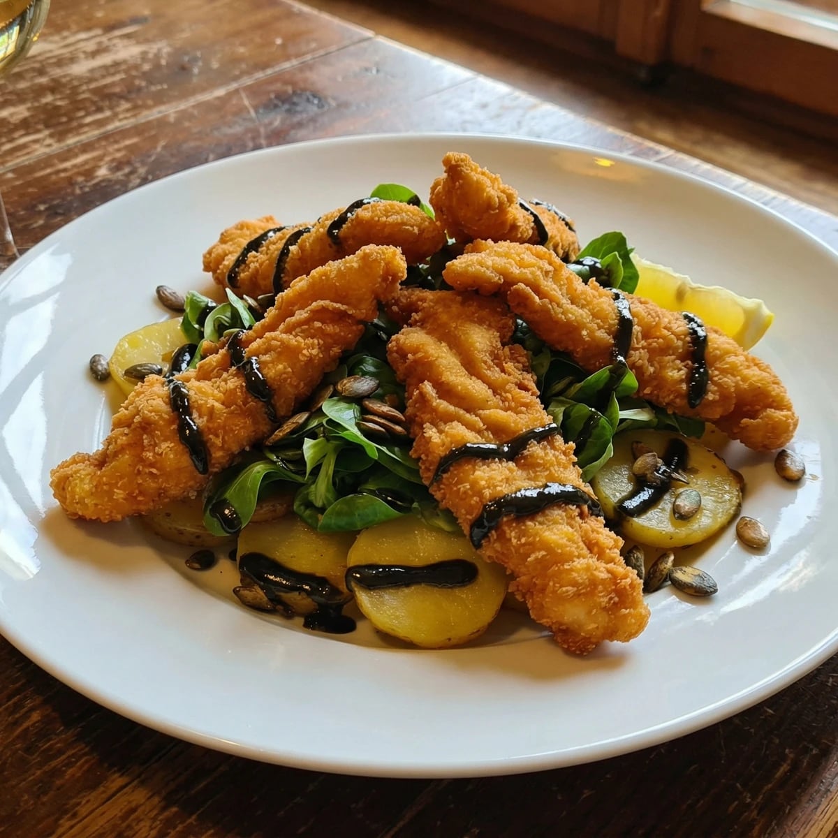Steirischer Backhendlsalat