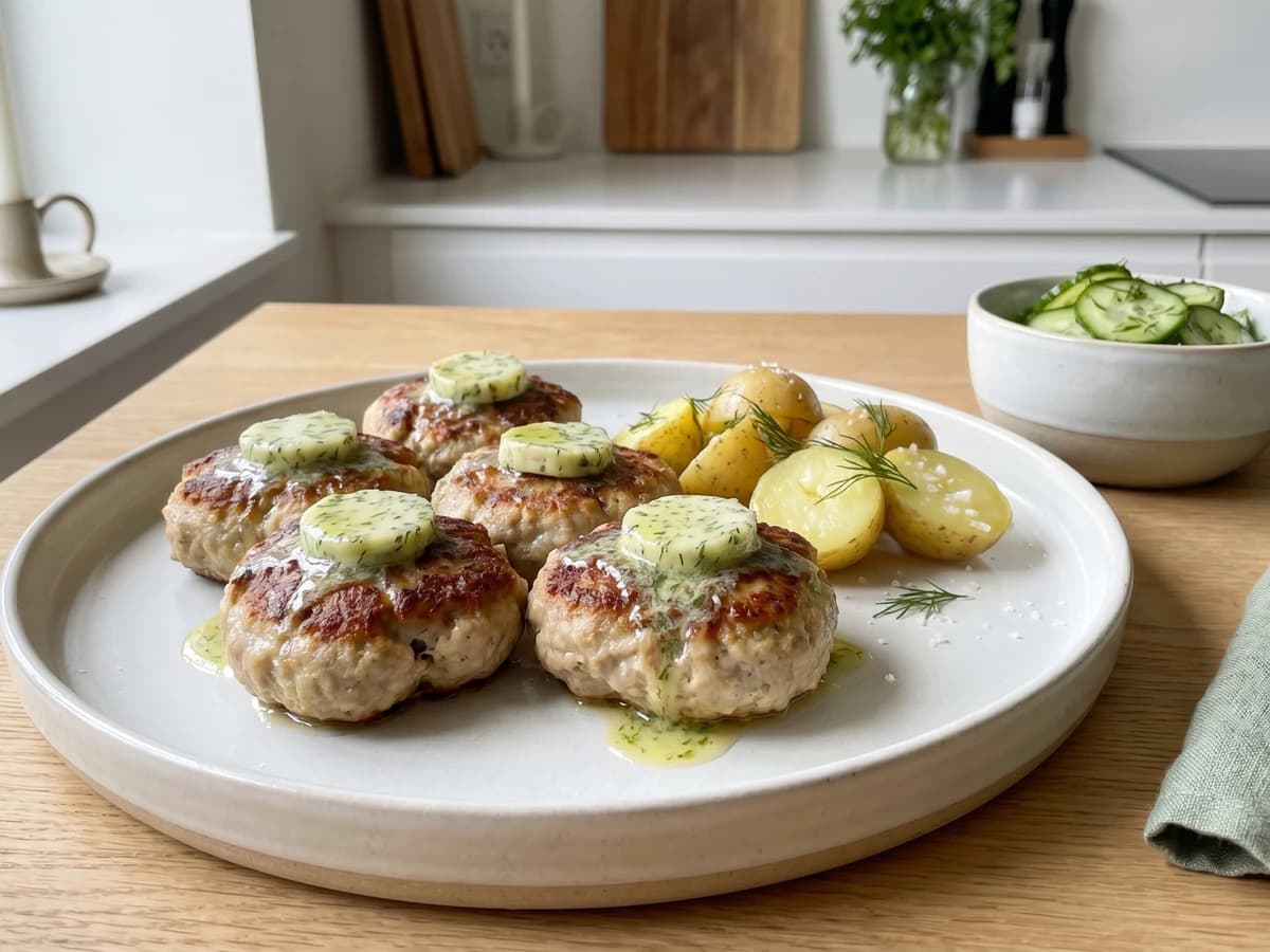 Kalvefrikadeller med Dildsmor - Chef Freja