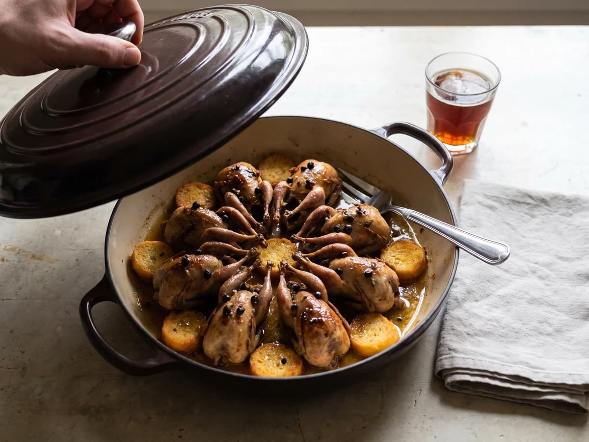 Grives ou Merles à la Liégeoise - Chef Juliette