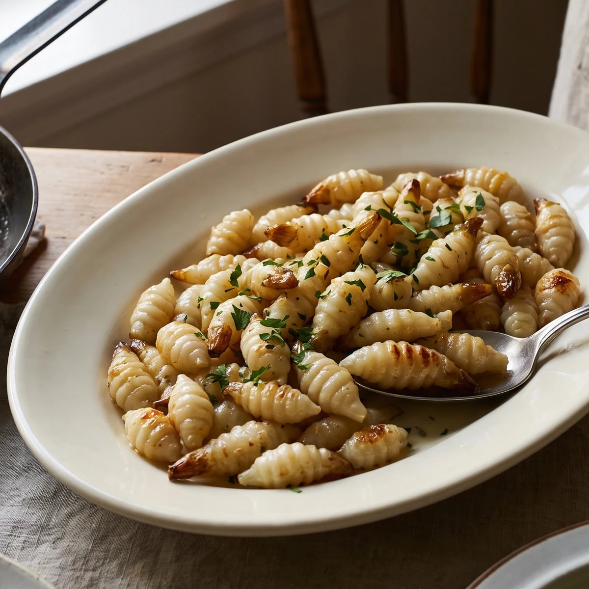 Crosnes Sautés au Beurre