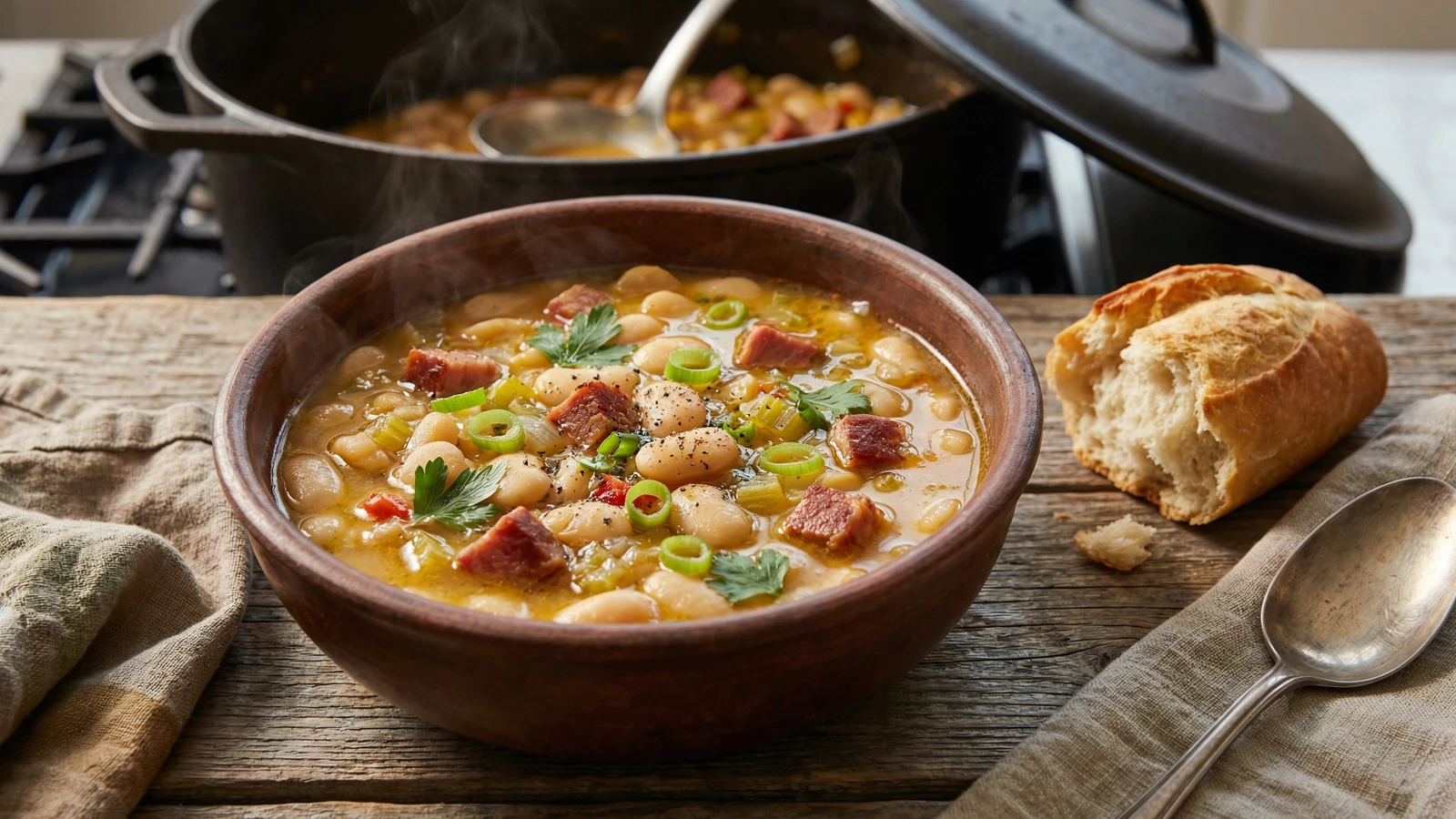 Butter Bean Stew with Tasso