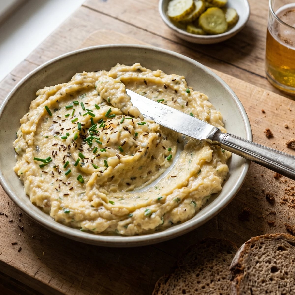 Erdäpfelkäs (Kartoffelkäse)