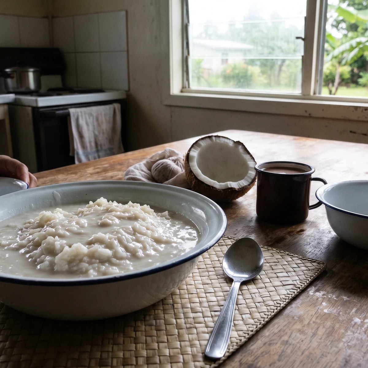 Alaisa Faʻapopo (Sāmoan Coconut Rice)
