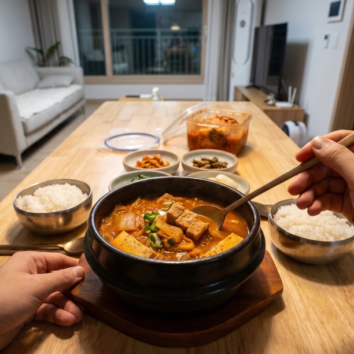 Kimchi-jjigae (Kimchi Stew)