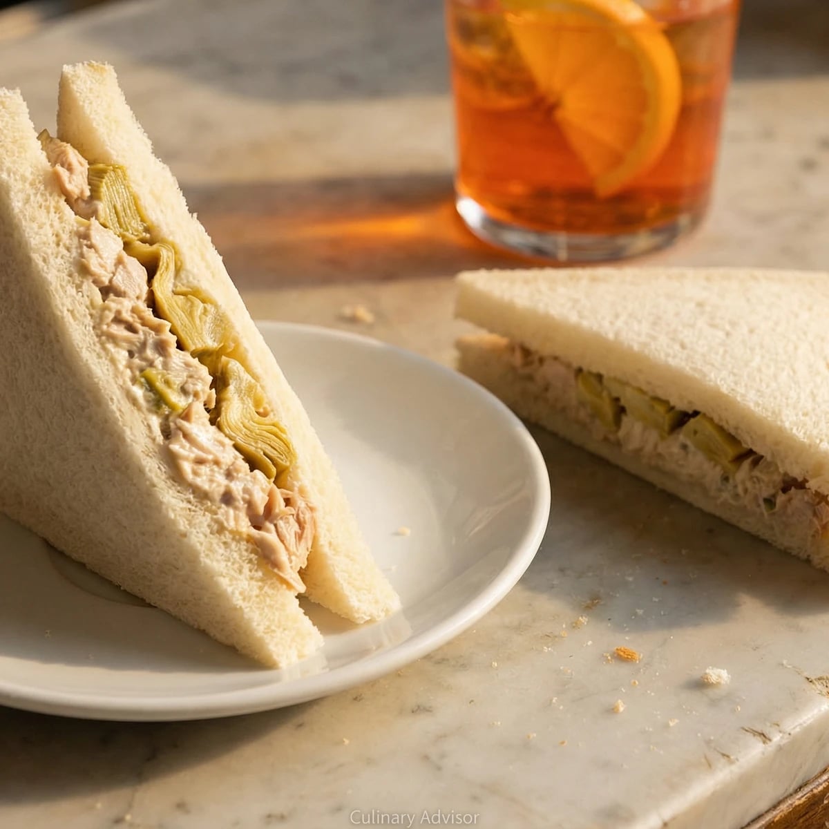 Tramezzino with Tuna and Artichoke