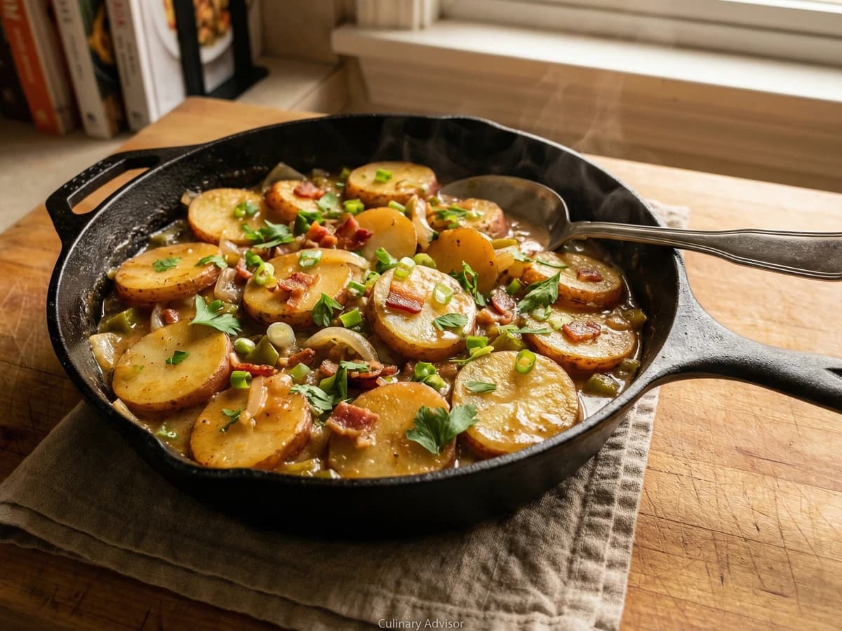 Cajun Smothered Potatoes - Chef Remy